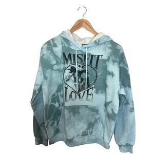 Disney Nightmare before Christmas Misfit Love Tie Dye Hoodie Women's Medium
